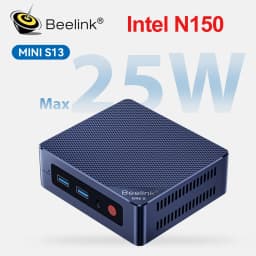 Beelink Mini S13 Intel Processor Twin Lake-N150 Mini PC 16G 500G 3200Mhz DDR4 Mini S13 Desktop Computer