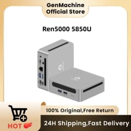  GenMachine AMD Ryzen™ 7 5850U Windows 11 Ryzen MINI PC DDR4 8 Core 16 Thread 1.9GHz Up to 4.4GHz TDP 15W WIFI6 BT5.2 4.4GHz