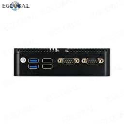 EGLOBAL Intel 12th Elkhart Lake J6412 6413 N95 N100 3HDMI Fanless Mini PC Dual LAN 2x RS232 Windows11 Linux Industrial Computer