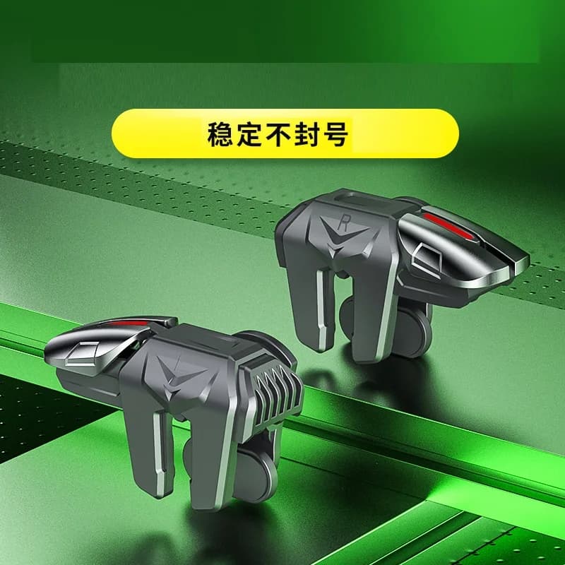 High Quality G21 Mechanical 6 Finger Control Mobile Game Fire Button Controller Joystick Triggers for PUBG