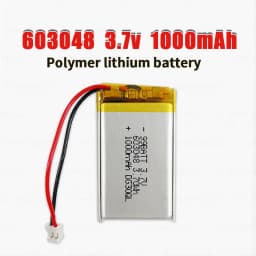 603048 3.7V Battery 1000mAh Rechargeable Lithium Batteries Polymer Cell for Game Console Controller Tendon Gun Bluetooth Headset