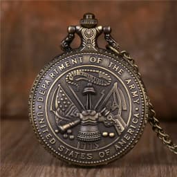pocket watch on chain Fashion Army Quartz Pocket Watch Retro Steampunk Necklace Pendant Chain Watch карманные часы