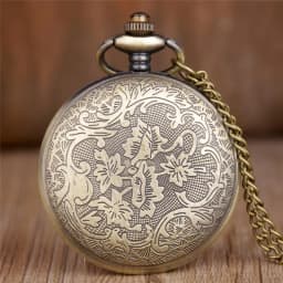 pocket watch on chain Fashion Army Quartz Pocket Watch Retro Steampunk Necklace Pendant Chain Watch карманные часы