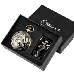 Retro Tone Fullmetal Alchemist High Grade Gifts Sets Pocket Watch Cosplay Edward Elric Anime Design Japan Anime Necklace Clock