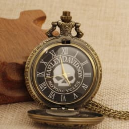 10pcs/lot Wholesale Vintage Fashion Quartz Pocket Watch Steampunk Popular Unisex Pendant Fob Chain Women's Men's Clock Gifts