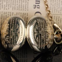 High Quality Luxury Golden Hand Wind Mechanical Pocket Watch Roman Number Dial Pendant Chain Fob Watch