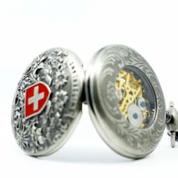 Classic Switzerland Red Cross Hollow Mechanical Pocket Watch Hand Wind Fob Watches High Quality Men Women Pocket Watch Gift