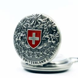Classic Switzerland Red Cross Hollow Mechanical Pocket Watch Hand Wind Fob Watches High Quality Men Women Pocket Watch Gift
