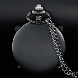Classic Horror Movie Mask Butcher Black Quartz Pocket Watch Popular Men's Necklace Pendant Women's Children's Jewelry