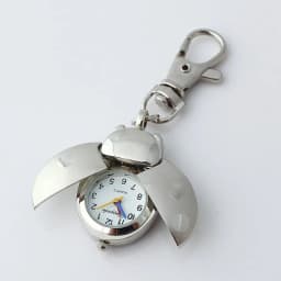 10pcs /Lot, Wholesale Mixed Colors Bulk Brand Fashion Beetles Ladybug Pocket Pendant Key Ring Chain Quartz Dress Watches
