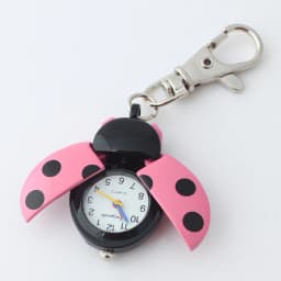 10pcs /Lot, Wholesale Mixed Colors Bulk Brand Fashion Beetles Ladybug Pocket Pendant Key Ring Chain Quartz Dress Watches