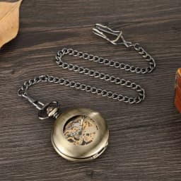 Vintage Luxury Mechanical Pocket Watch Classic Flip Cover Luminous Hollow Out Manual Winding Men Women Mechanical Pocket Watch