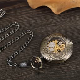 Vintage Luxury Mechanical Pocket Watch Classic Flip Cover Luminous Hollow Out Manual Winding Men Women Mechanical Pocket Watch
