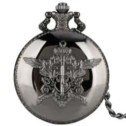 Dark Butler Japanese Manga Theme Alloy Pocket Watch Roman Numerals Dial Exquisite Cover Nice Necklace Best Appropriate Gifts