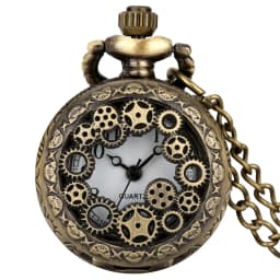 Small Pocket Watch Women Clock Drink Me Necklace Pendant with Bottle Birthday Gifts for Women Girl Watches Drop Shipping