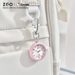 ZGO Sanrio Cinnamoroll Lady Pocket Watch, Simple Design Sense Pendant Watch, Waterproof, Quartz Watch, Gift 733