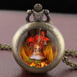 Band theme Glass Dome Vintage Quartz Pocket Watch Men Women Pendant Charm Clock Watch Jewelry Gifts Relojes De Bolsillo