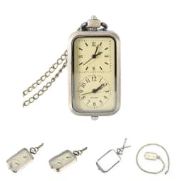 Fashion Silver Heart Shaped Lovely Hollow Elegant Quartz Pocket Watch Necklace Pendant for Women Ladies Girl Birthday Gift