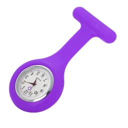 25pcs/lot Nurse Watches Hot Fashion Silicone Pocket Watch Brooch Tunic Fob Watch Doctor Medical Reloj De Bolsill Saat Wholesale