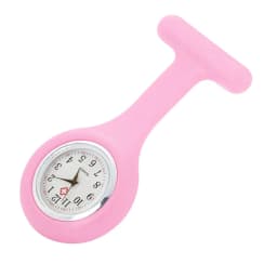 25pcs/lot Nurse Watches Hot Fashion Silicone Pocket Watch Brooch Tunic Fob Watch Doctor Medical Reloj De Bolsill Saat Wholesale