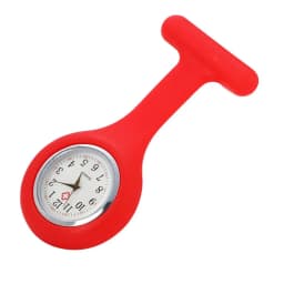 25pcs/lot Nurse Watches Hot Fashion Silicone Pocket Watch Brooch Tunic Fob Watch Doctor Medical Reloj De Bolsill Saat Wholesale