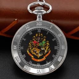 Antique Simple Wind Steel Roman Numerals Pocket Watch Bronze Antique Men Fob Chain Pendant Clock Women Children's Necklace Gift