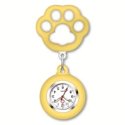 Cute Cat Paw Nurse Watch Brooch, Silicone With Clip, Retractable Telescopic Health Care Nurse Doctor Paramedic Medical Pocket