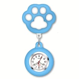 Cute Cat Paw Nurse Watch Brooch, Silicone With Clip, Retractable Telescopic Health Care Nurse Doctor Paramedic Medical Pocket