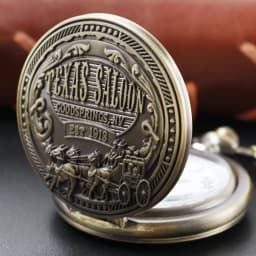 Cowboy Knight Hollow Skeleton Quartz Pocket Watch Steampunk Vintage Pendant Gift Chain Pocket Watch Fob Watch Gift Men and Women