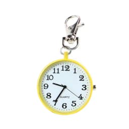 Fashion Unisex Round Dial Quartz Analog Nurse Medical Keychain Pocket Watch