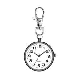Fashion Unisex Round Dial Quartz Analog Nurse Medical Keychain Pocket Watch