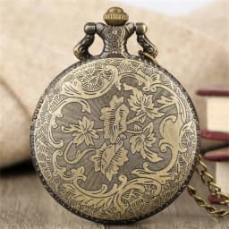 New Hot Vintage Horse Pattern Quartz Large Necklace Pocket Watch Digital Face Dial Cheap Gift