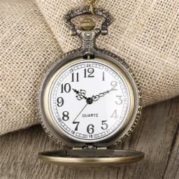 New Hot Vintage Horse Pattern Quartz Large Necklace Pocket Watch Digital Face Dial Cheap Gift