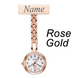 Personalized Customized Your Name LOGO High Quality Metal Lapel Pin Brooch Doctor Watch Pocket Fob Chest Nurse Watch