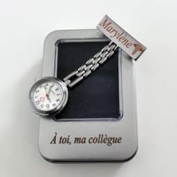 Personalized Customized Your Name LOGO High Quality Metal Lapel Pin Brooch Doctor Watch Pocket Fob Chest Nurse Watch