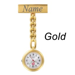 Personalized Customized Your Name LOGO High Quality Metal Lapel Pin Brooch Doctor Watch Pocket Fob Chest Nurse Watch