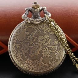 Street Western Cowboy Trendy Cool Skull Quartz Pocket Watch Retro Fashion Men's and Women's Necklace Accessories Student Clock