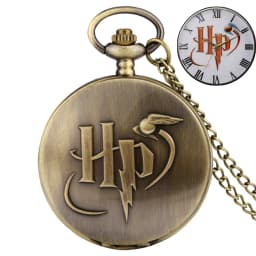 Retro Vintage Black/Gray Design Watch Quartz Pocket Watch Necklace FOB Chain Pendant Pocket Watch Clock Gifts for Men Women