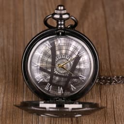 New Vintage Bronze Pocket Watches Eyes Design Shape Quartz Pocket Watches Jewelry Pendant Necklace Chain Gifts for Mens Womens