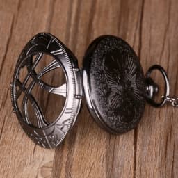 New Vintage Bronze Pocket Watches Eyes Design Shape Quartz Pocket Watches Jewelry Pendant Necklace Chain Gifts for Mens Womens