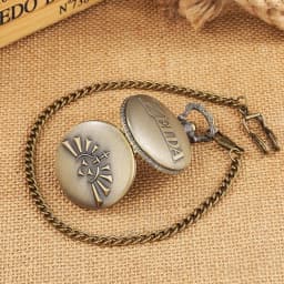 Vintage Watch Steampunk Retro Bronze Quartz Pocket Watches Necklace Pendant Gift for Men Women Chain Clock Reloj De Bolsillo