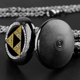 Famous Game Vintage Glass Dome Quartz Pocket Watches with Chain Men Women's Necklace Timing Pendant Clock Children's Gifts