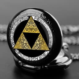 Famous Game Vintage Glass Dome Quartz Pocket Watches with Chain Men Women's Necklace Timing Pendant Clock Children's Gifts