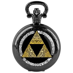 Famous Game Vintage Glass Dome Quartz Pocket Watches with Chain Men Women's Necklace Timing Pendant Clock Children's Gifts