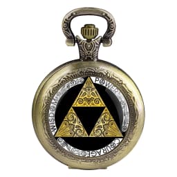 Famous Game Vintage Glass Dome Quartz Pocket Watches with Chain Men Women's Necklace Timing Pendant Clock Children's Gifts