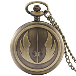 Bronze Vintage King Arthur Pattern Quartz Pocket Watch Digital Watch Face Alloy Practical Chain Pendant Men Women Collectible