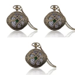 Creative Vintage Hollow Eye Pendant Quartz Watch Souvenir Sweater Chain Pocket Watch With Personality Gift