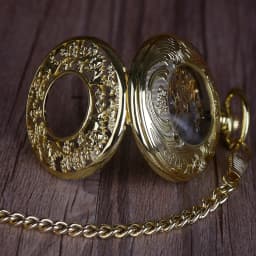 Gold Fashion Luxury Vintage Mechanical Pocket Watch Personalised Hollow Skeleton Antique Hand Wind Fob Watch For Men Women