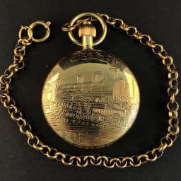 Vintage Brass London 1856's Antique 5 Hands Mechanical Pocket Watch Hand Winding Skeleton Mens Pocket & fob Watches 30cm Chain