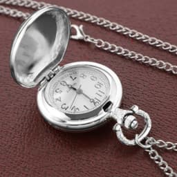 Hot Anime Character Vintage Dome Glass Quartz Pocket Watches with Chain Men Women's Necklace Timing Pendant Children's Gifts